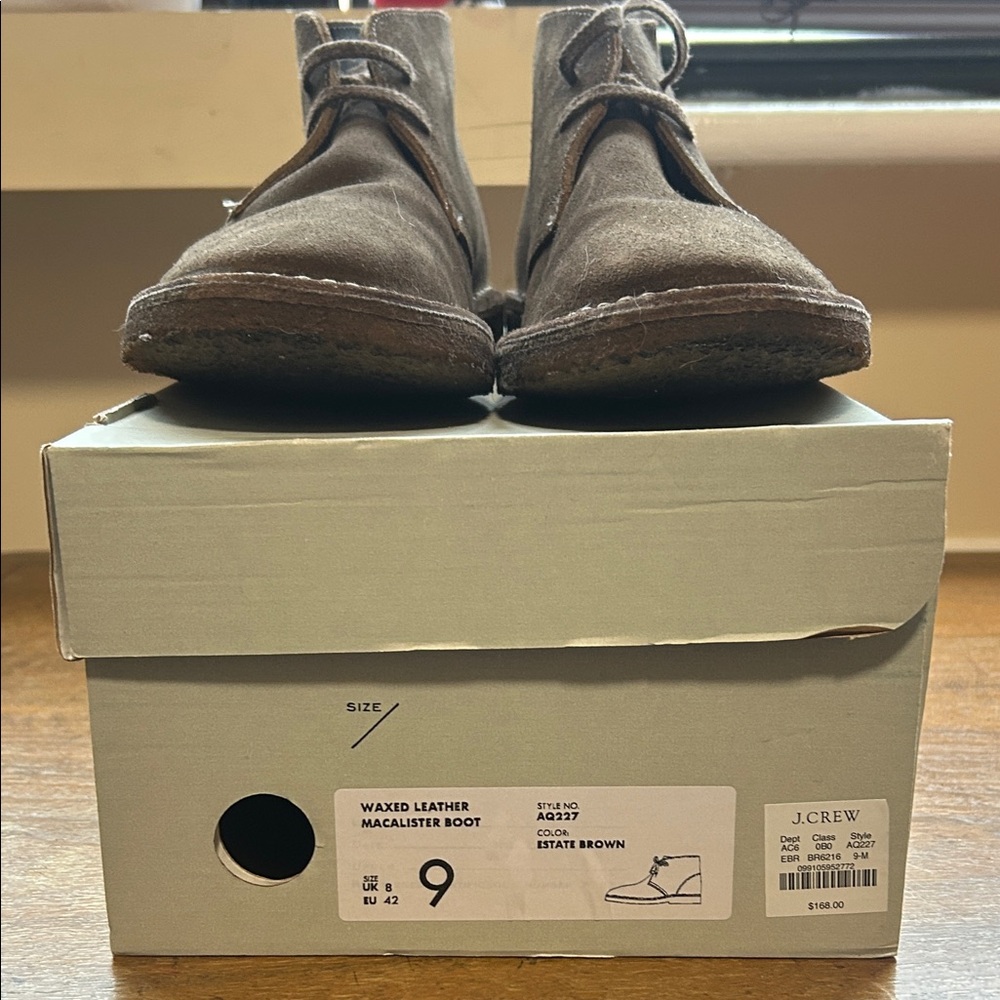 J. Crew Men's Chukka Boots - Taupe Brown